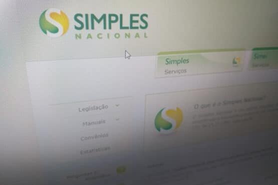 imagem mostra print tela do portal do Simples Nacional, simulando como abrir empresa no Simples Nacional